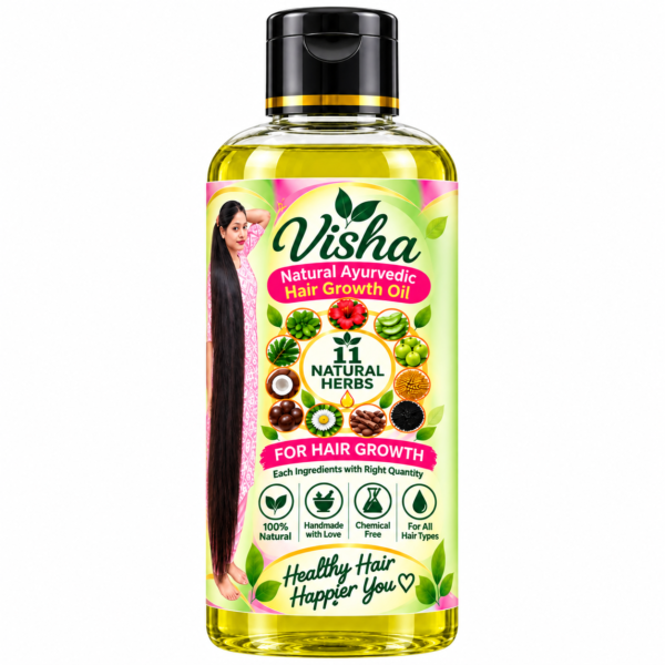 Visha 100% Ayurvedic hair growth oil