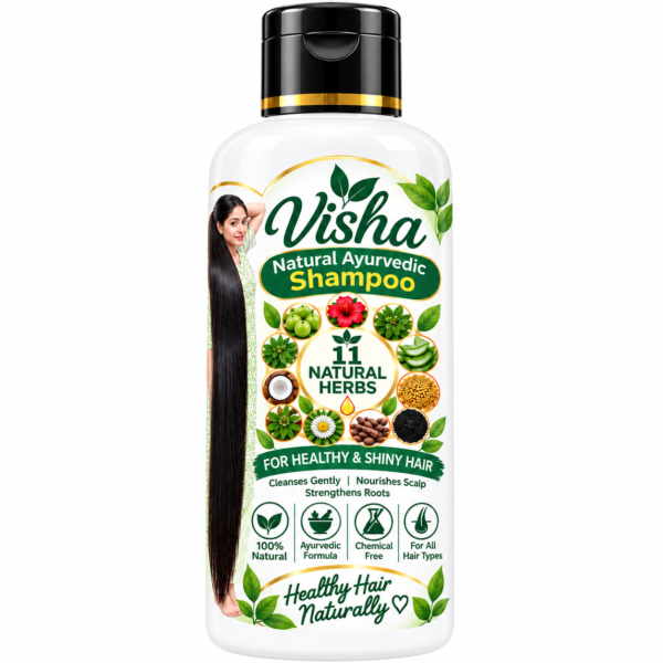 Visha 100% Ayurvedic hair growth Shampoo